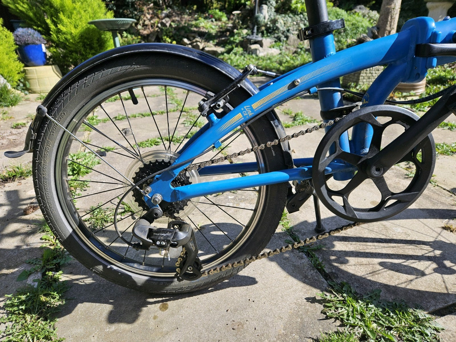 Tern Link C8 Folding Bike 8 Speed – Blue – Great Condition