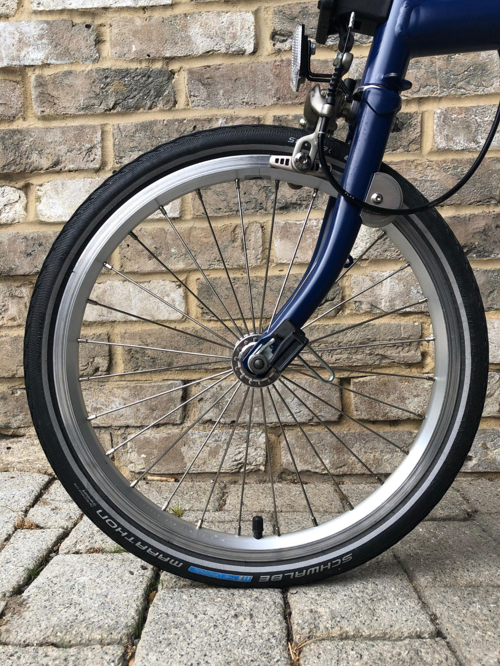 Brompton Cobalt Blue 3 Speed Mid M3L - WORLDWIDE DELIVERY