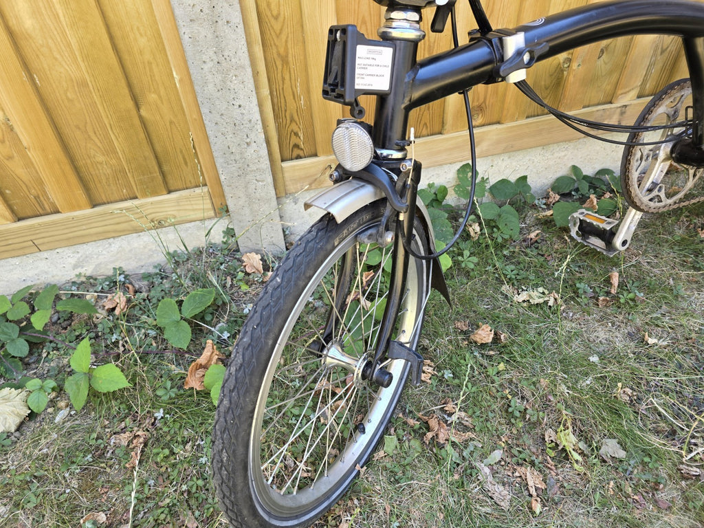 Brompton C Line, 2022, Mid Handlebar, 6-Speed Folding Bike, Black
