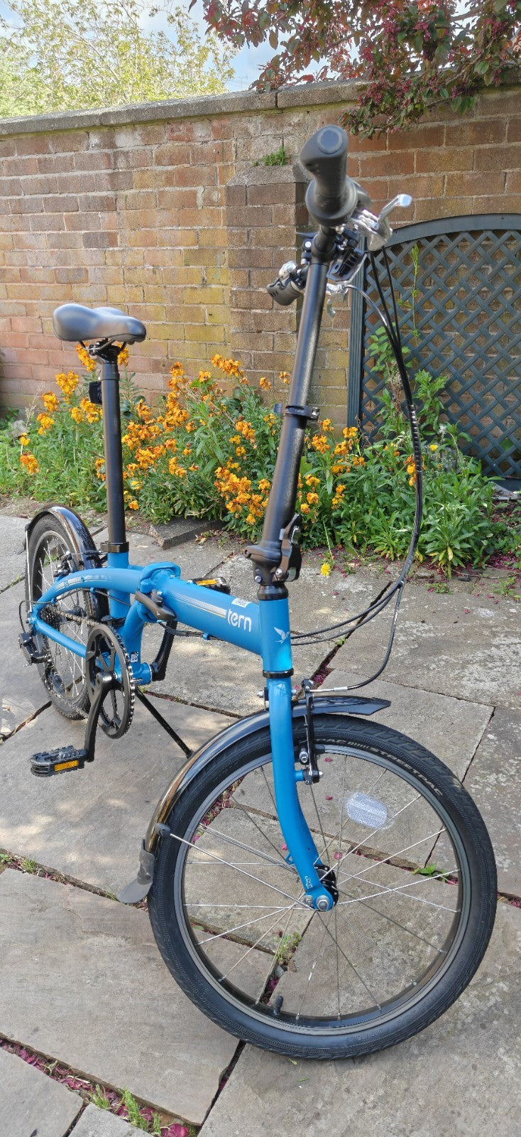 Tern Link B7 Folding Bicycle 20" - Blue - Good Condition