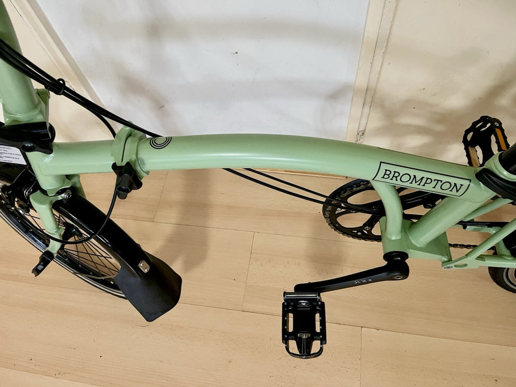 Brompton C Line Urban Folding Bike Matcha Green Excellent Condition