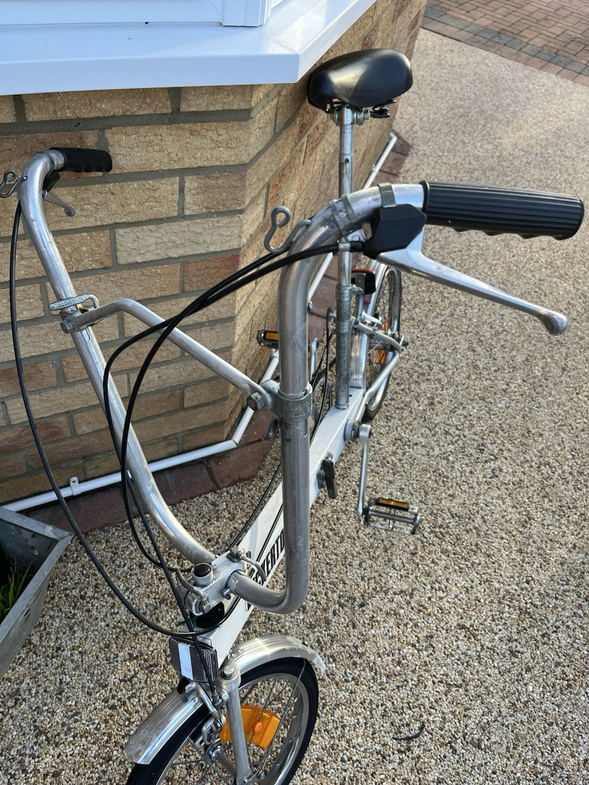 Bickerton Portable Folding Bicycle 3-Speed Classic 1970s Vintage Aluminium Bike