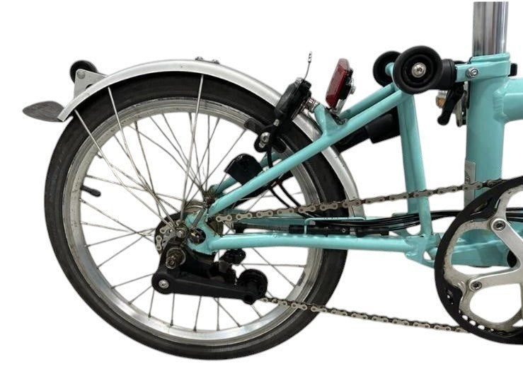 Brompton C Line M6L (6 Speed) folding bicycle - Turkish Green