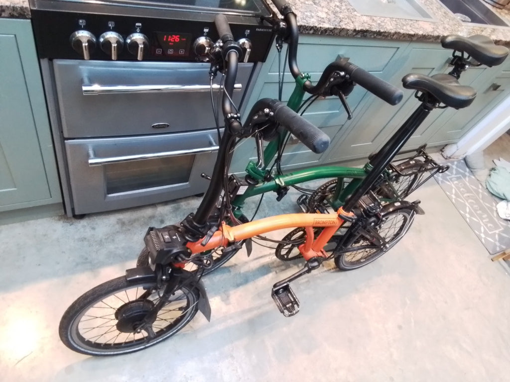 Brompton Folding Bike M6L Black Edition With SwytchBike assist