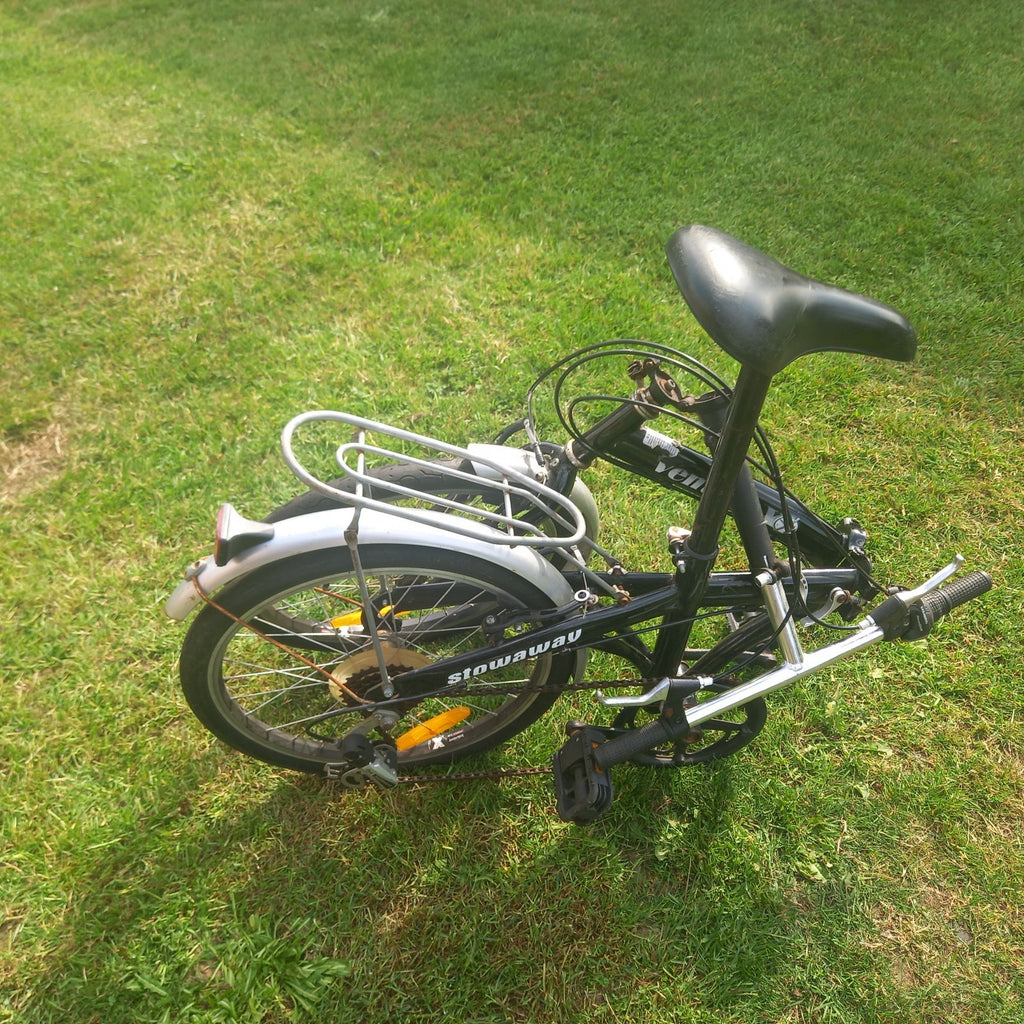 Venturax Stowaway Folding Bike 20" Wheels Collection Only  All Working