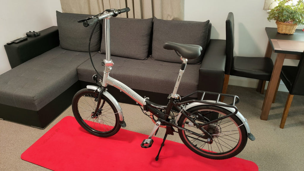 Apollo Transition Folding Bike 6-Speed Shimano Gears, 20-inch Wheels
