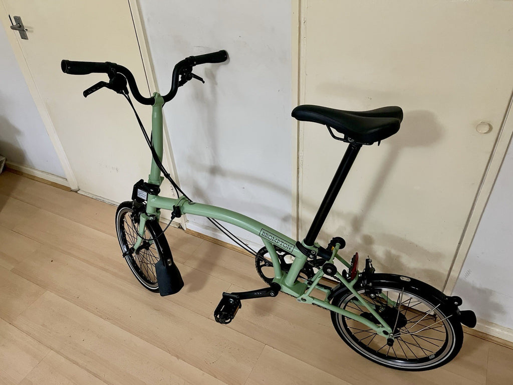 Brompton C Line Urban Folding Bike Matcha Green Excellent Condition