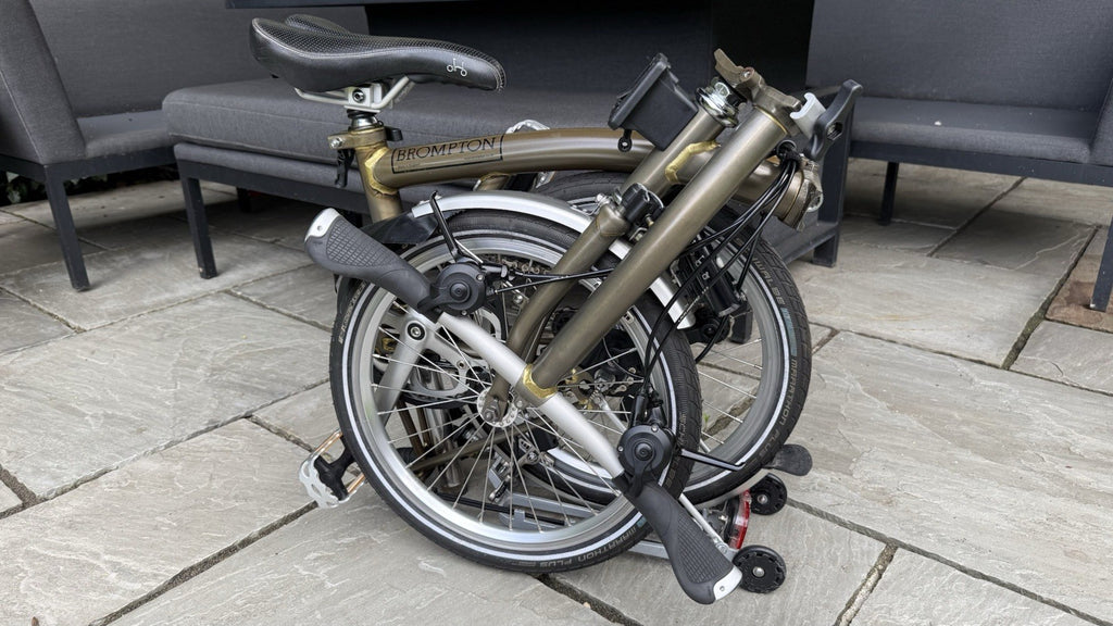 Brompton Gold Lacquer Limited Edition Bike - 6-Speed 2014 Fully upgraded
