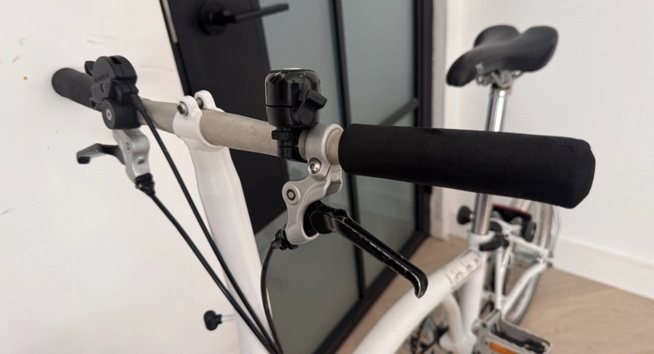 Brompton S3L Folding Bike 3-Speed - WHITE, Camden