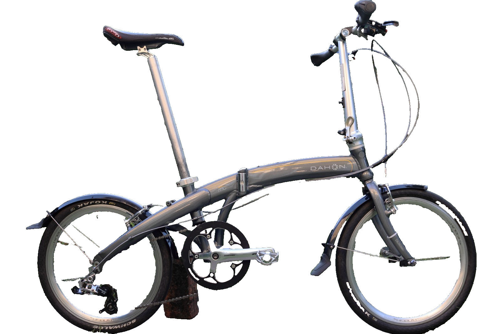 Dahon Mu SL Pro top-of-range ~2009 folding bike 9-spd 20" wheels ~9kg superlight