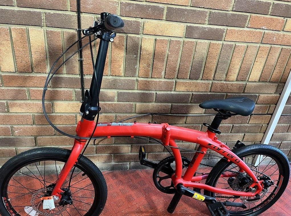Carrera 20" Red Folding Bike – Very lightly used, see pics for full detail