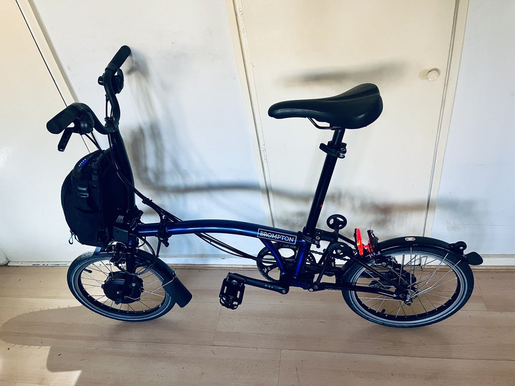 Brompton bike C Line Explore -e- 6-Speed,  Blue Lacquer, One Size