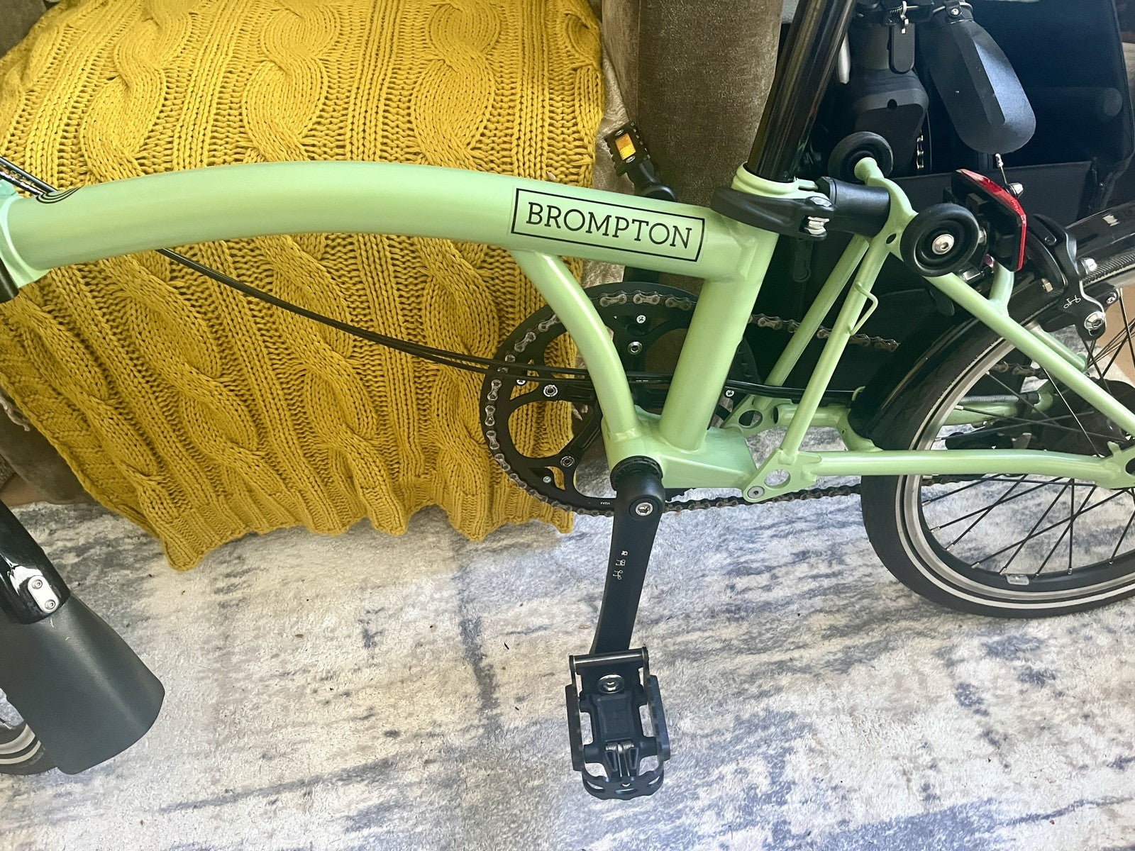 Brompton C Line Urban Folding Bike Matcha Green
