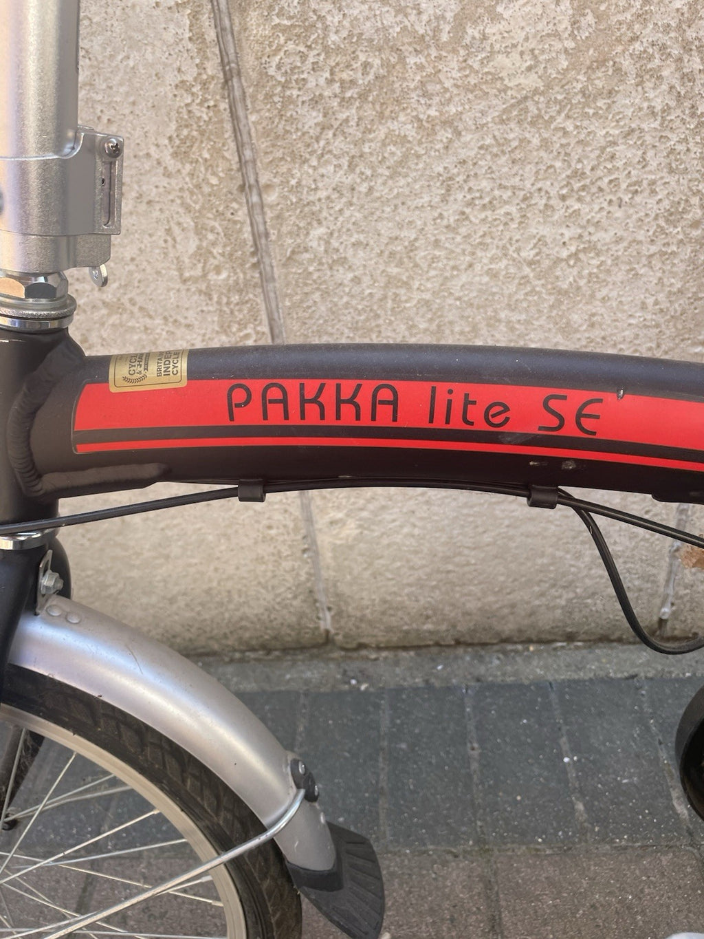 Ammaco Pakka Lite 20" Folding Bike Black