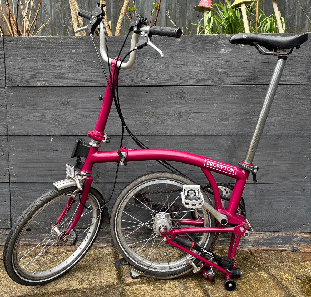 Brompton M6L C line equivalent Folding Bike 6 Speed - light leisure Used
