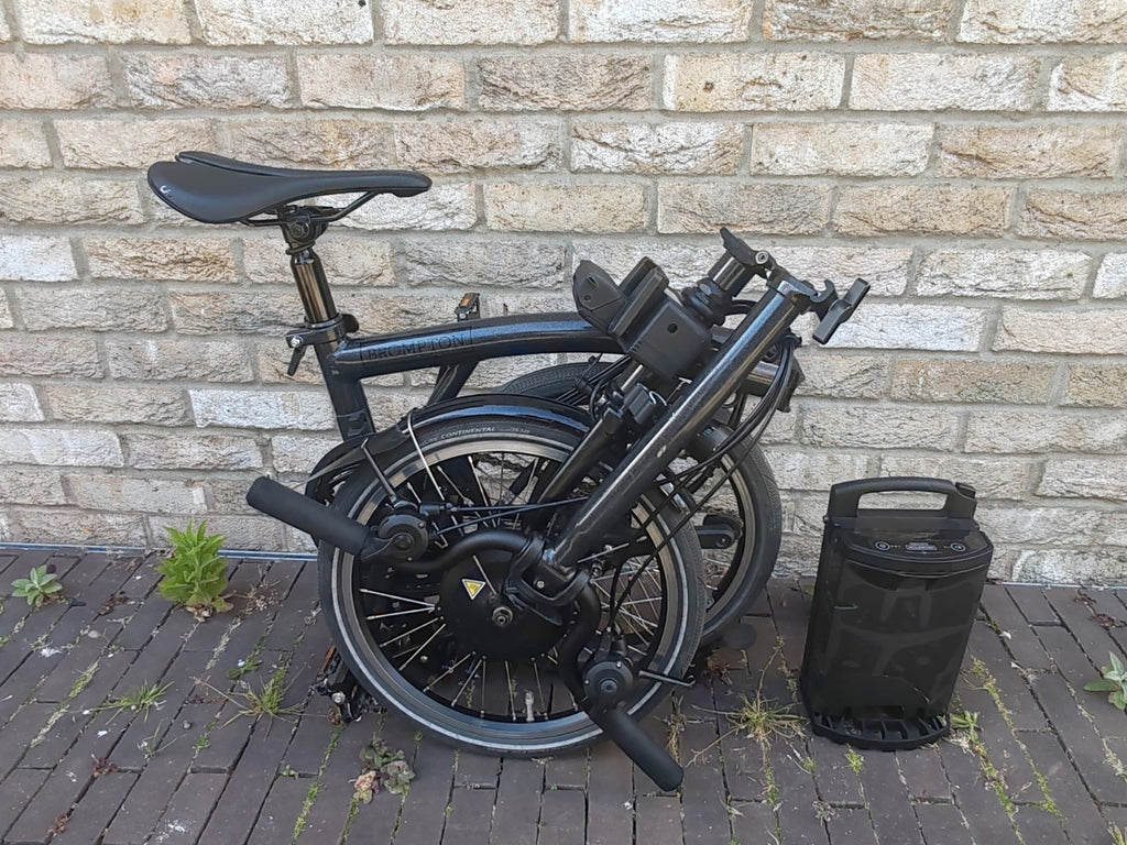 2024 Brompton P Line 12 Speed Midnight Black H Bar Low Mileage