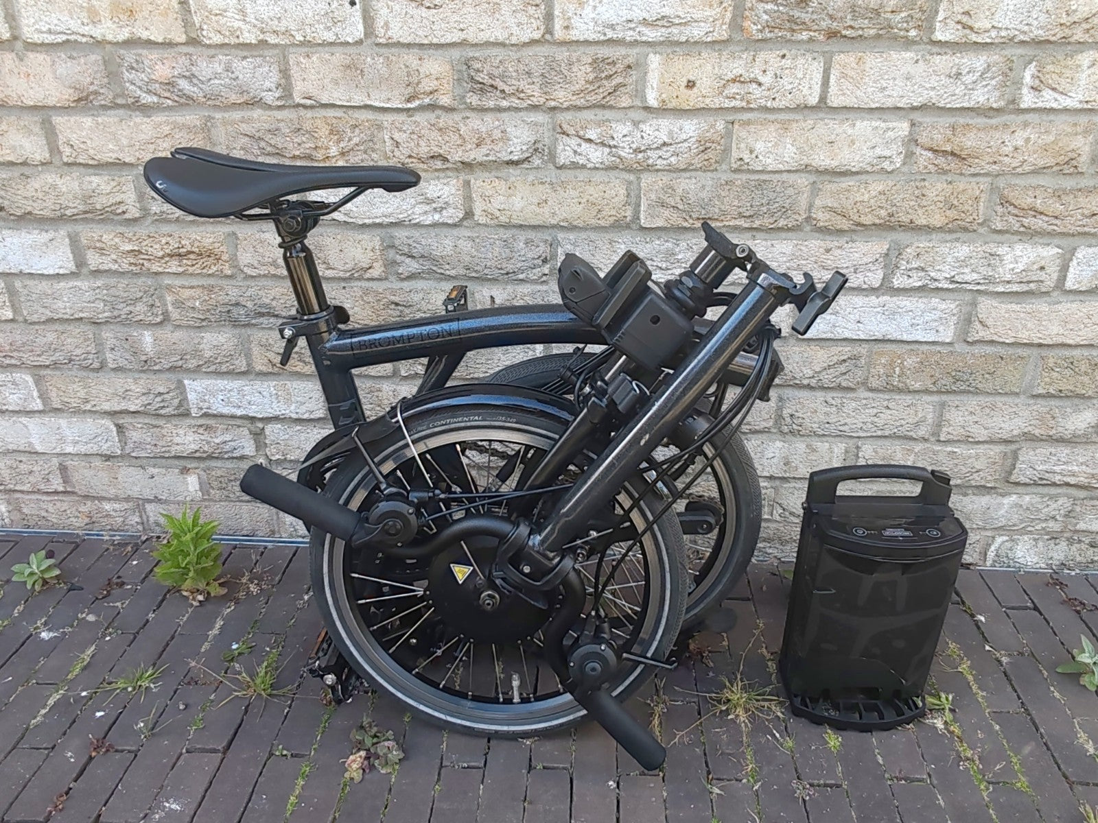 2024 Brompton P Line 12 Speed Midnight Black H Bar Low Mileage