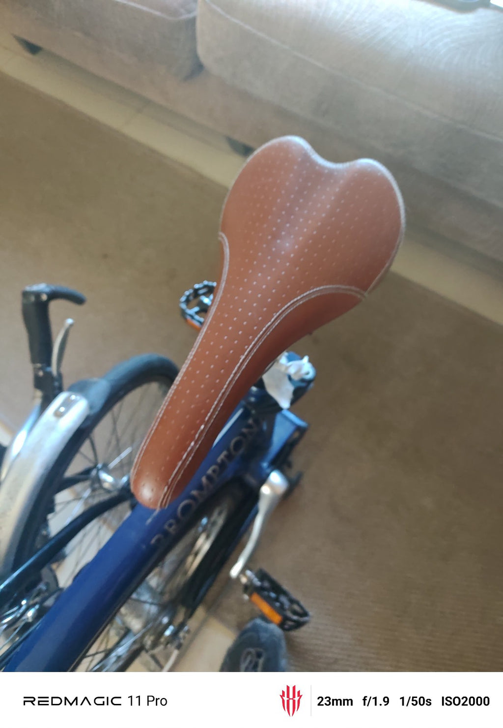 Brompton Folding Bicycle 3 speed rear rack and grip handle bars