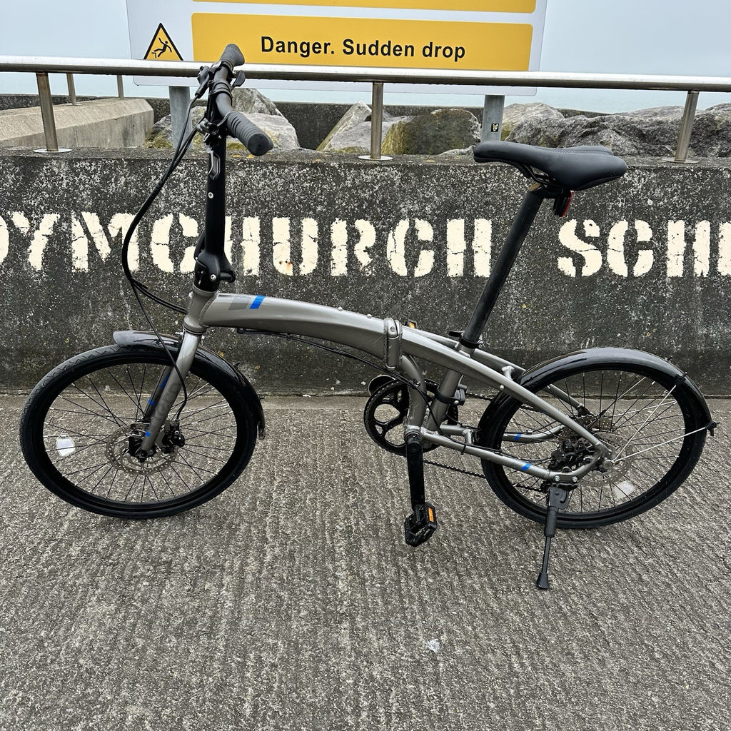 Tern Verge D9 Speed Folding Bike Hydraulic Disc Brakes Mudguards Excellent 🚲