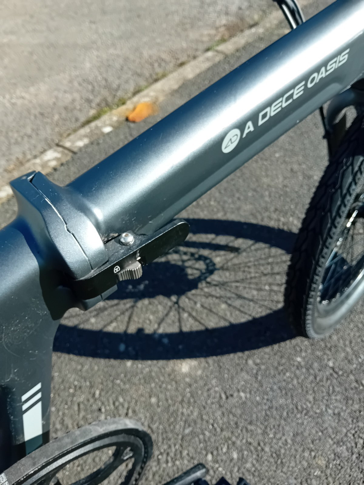 ADO Air 20S Folding Hybrid Bike 20" Carbon Belt Drive Chargeable