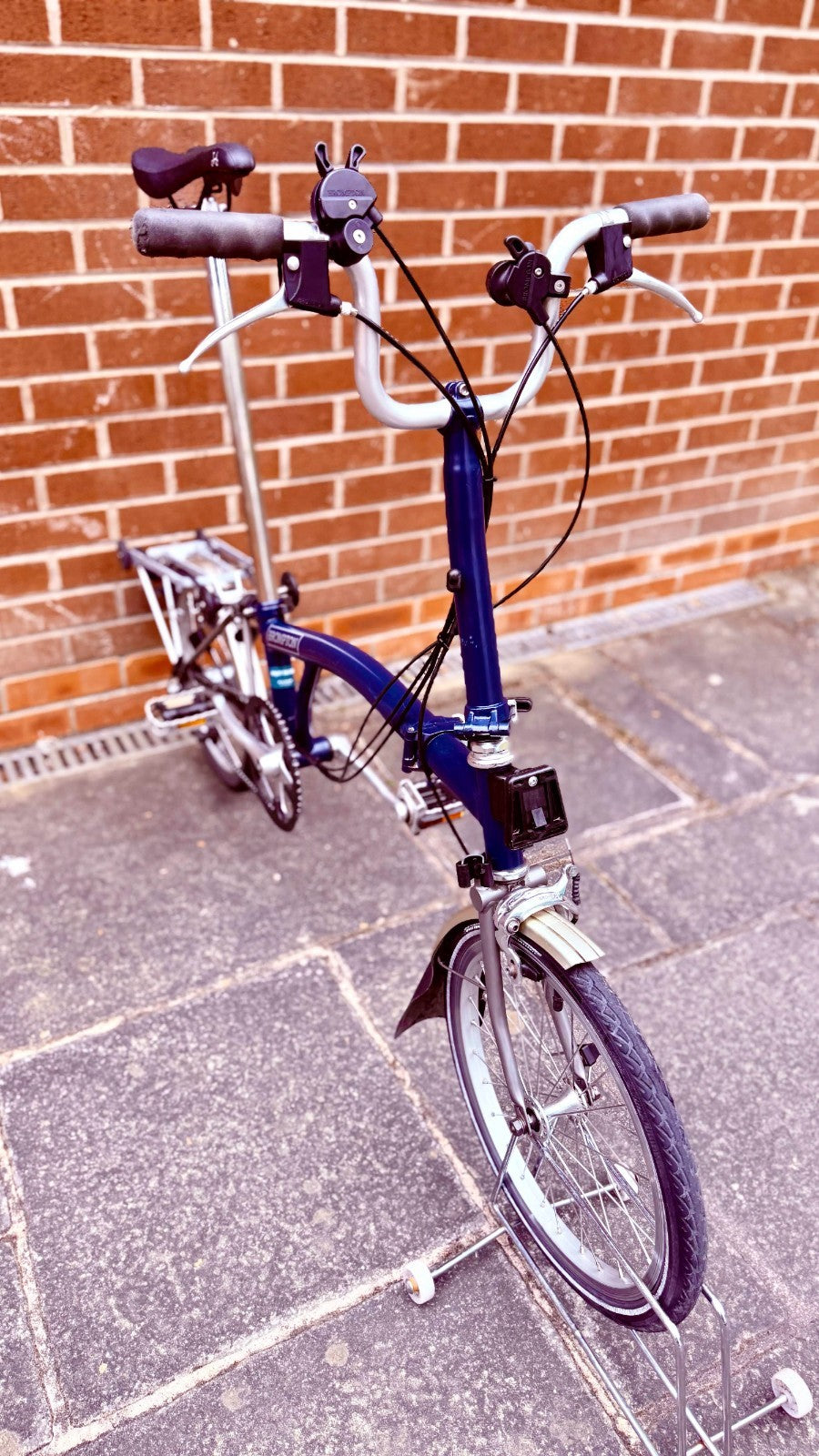 Brompton M6L-X Titanium C Line 6 Speed Very Good Used Condition FREE POSTAGE