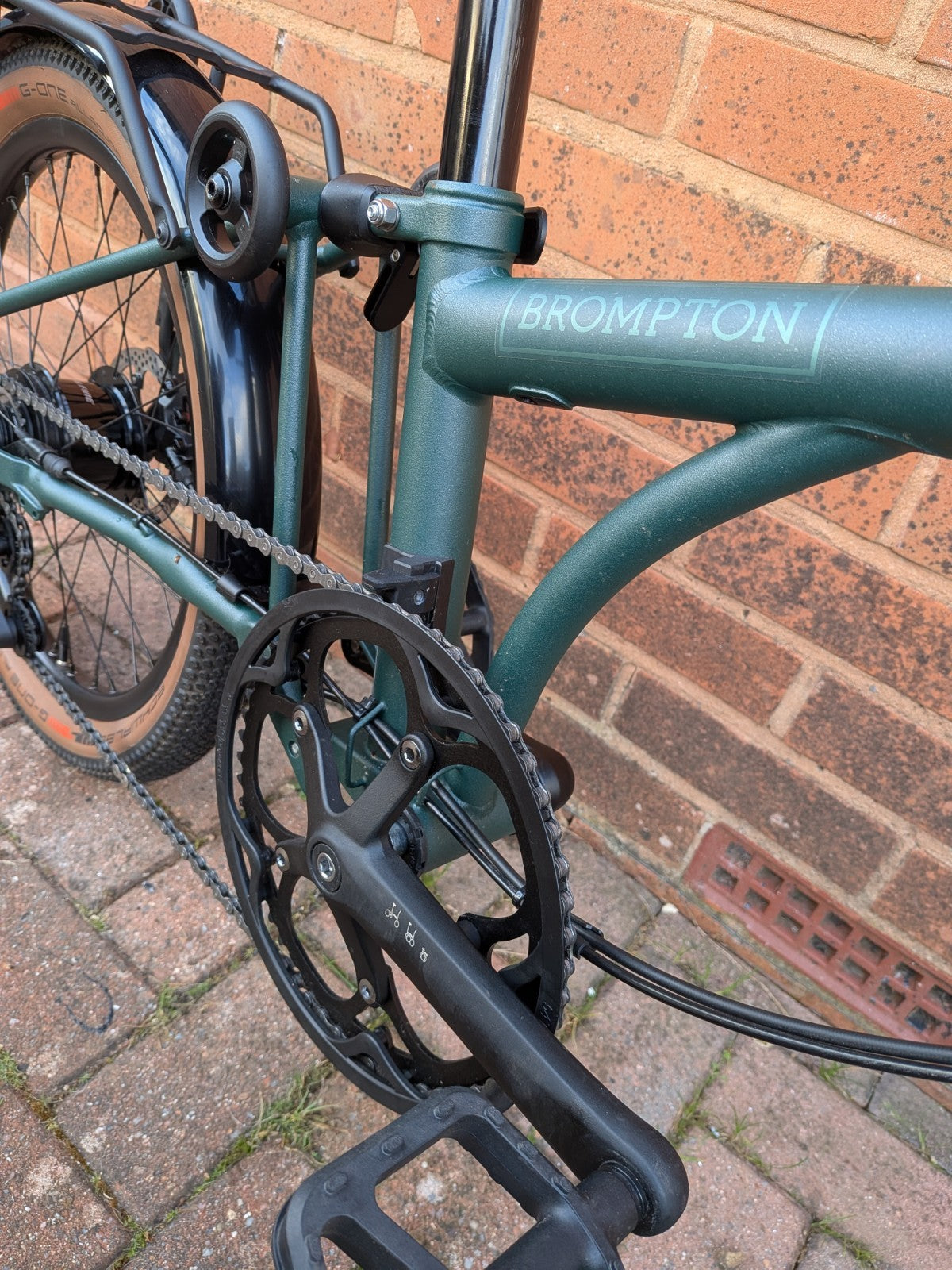 Brompton G Line Forest Green Large Excellent Condition Bairly Used