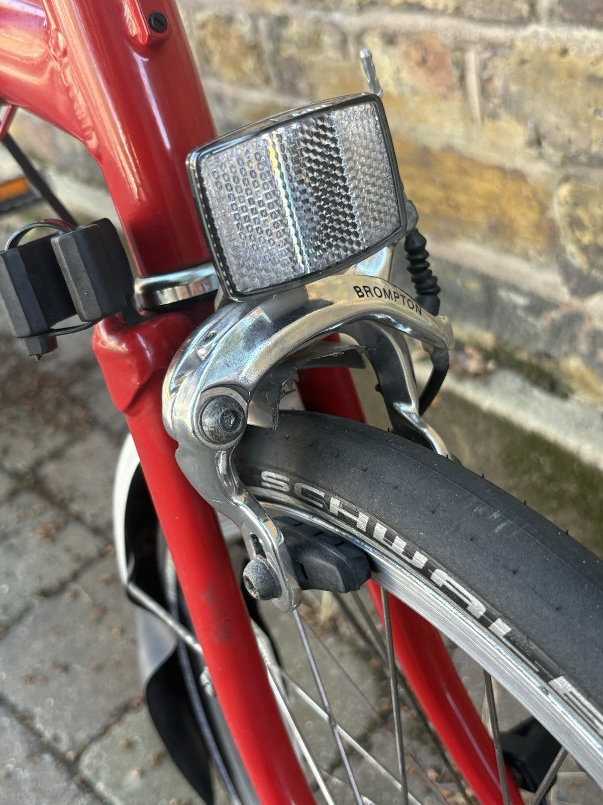 Brompton Folding Bike 2003, 6 Speed Red Good Condition With New Parts