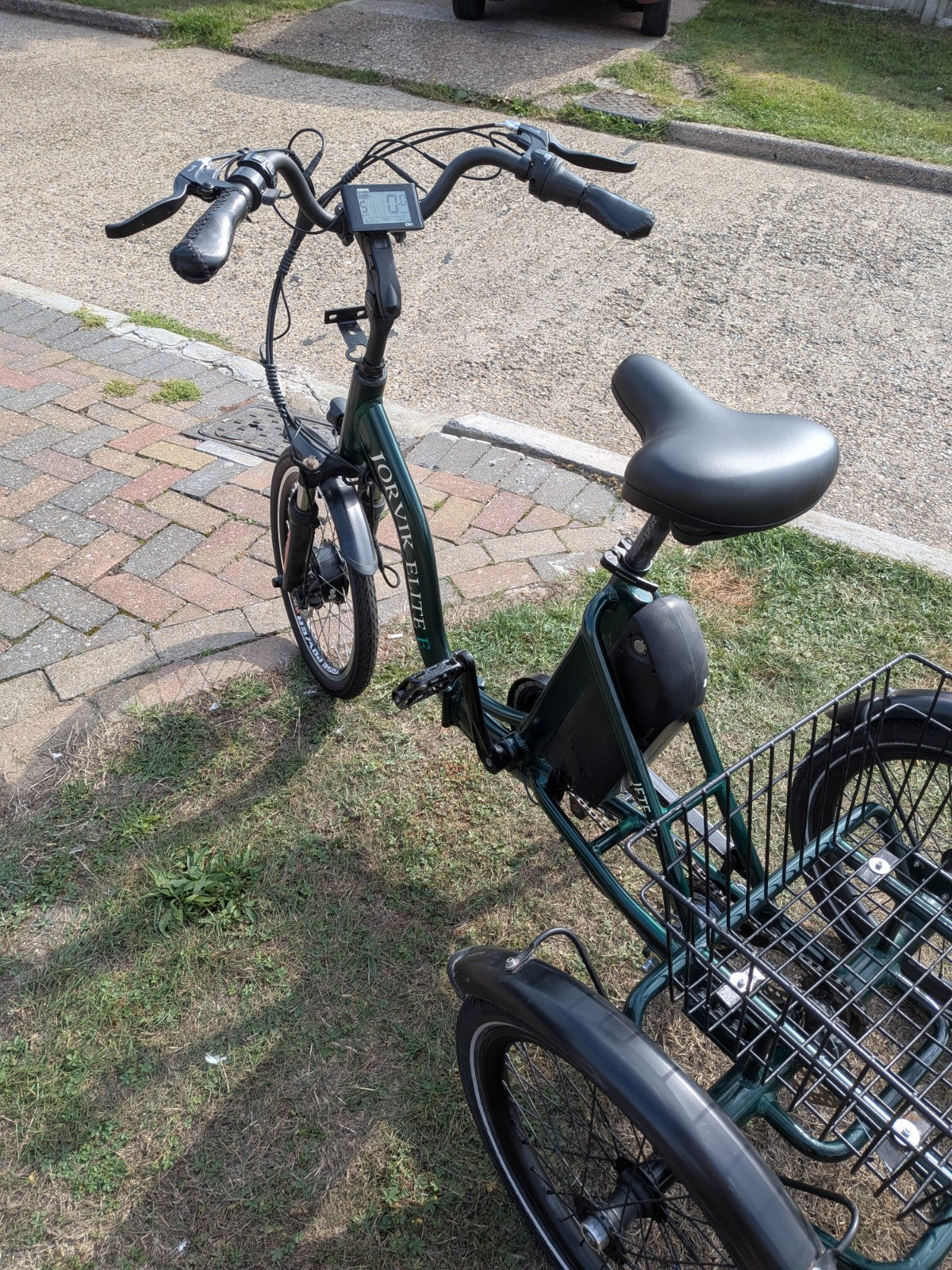 Jorvik JET-E Elite Folding Electric Tricycle,20"New Front motor, Serviced.L@@K