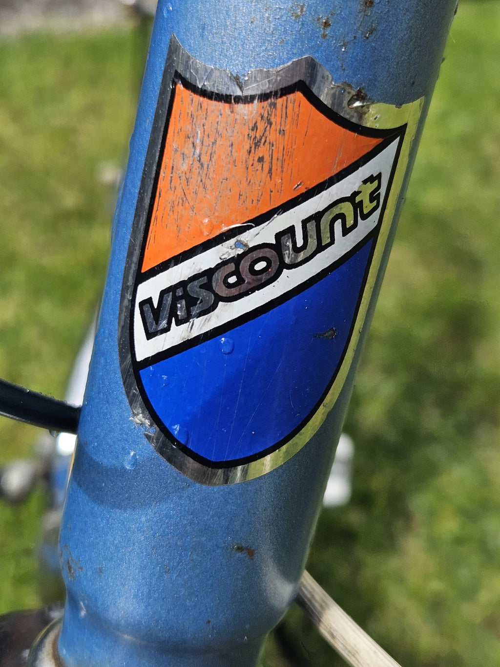 Viscount Vintage folding fold up bike Restored