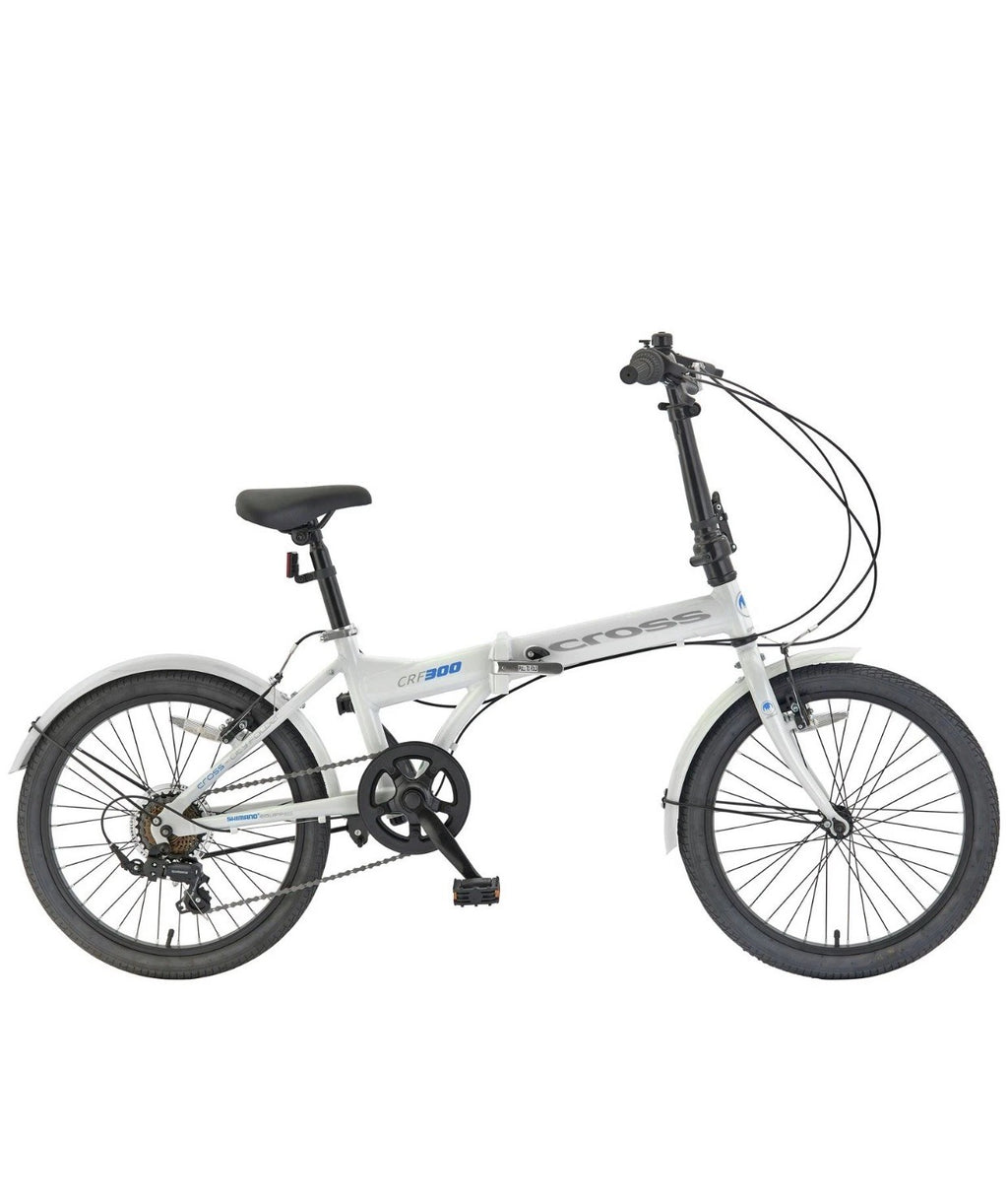 Cross CRF300 20 inch wheel Folding bike. Free U lock & Pump.
