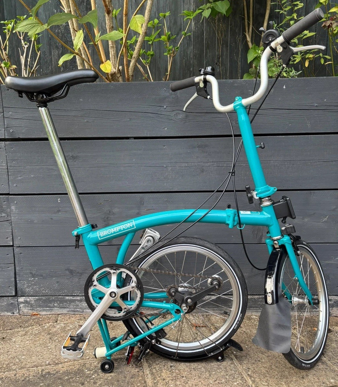 2021 Brompton B75 upgraded to C Line Folding Bicycle 3 Speed - Hardly Used