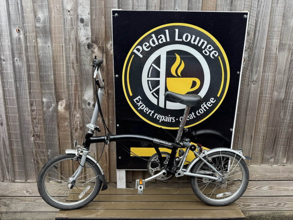 Brompton C Line ￼ 3 Speed STURMEY Archer  Black Fold Up Fully Serviced