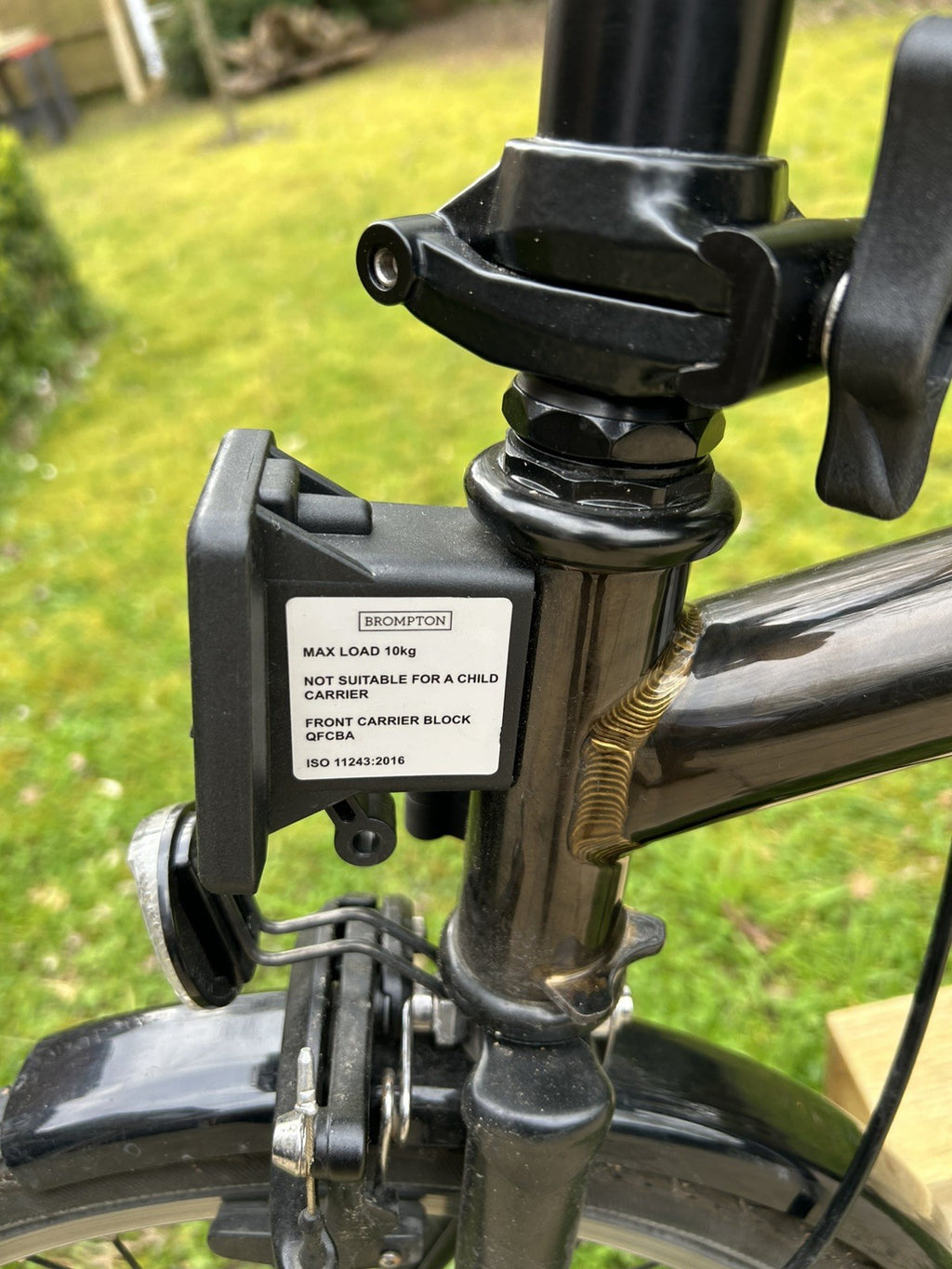 Brompton C line M6L Black Lacquer