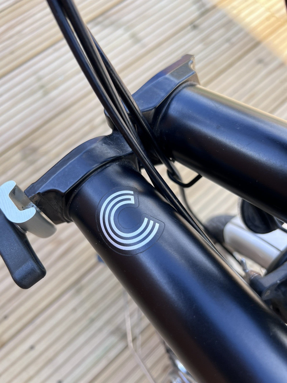 2022 Brompton C Line Black Folding Bike 3 Speed - ✅ FREE & FAST DPD Delivery🚚