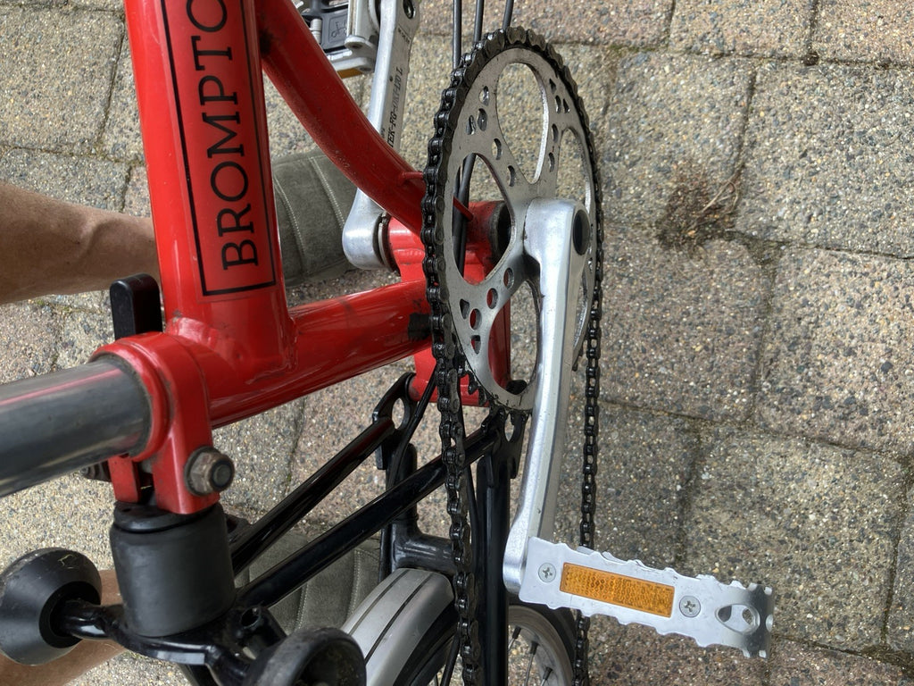 Brompton M6L Folding Bike Red