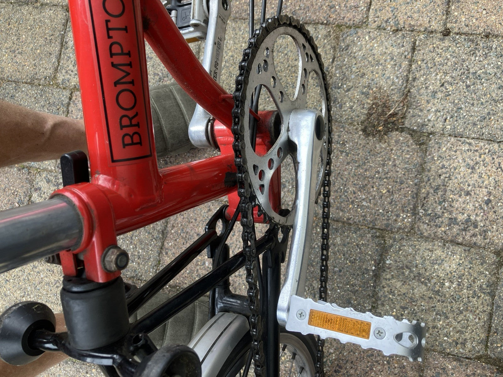 Brompton M6L Folding Bike Red
