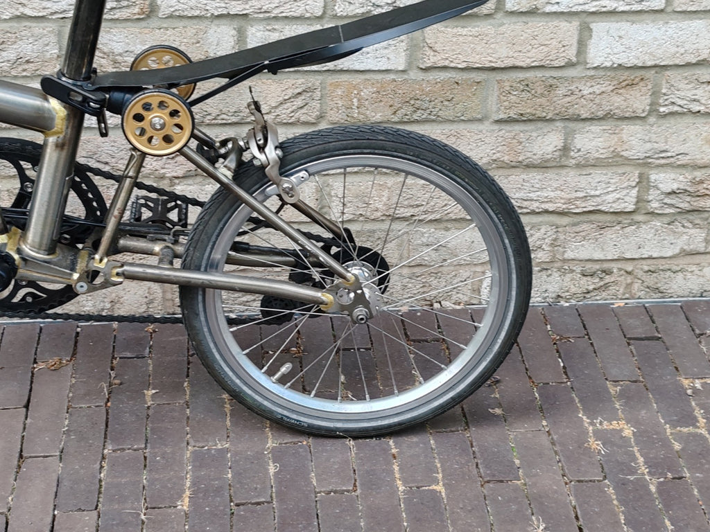 Brompton S2L Raw Lacquer 2 Speed Lightweight Upgraded Folding Bike