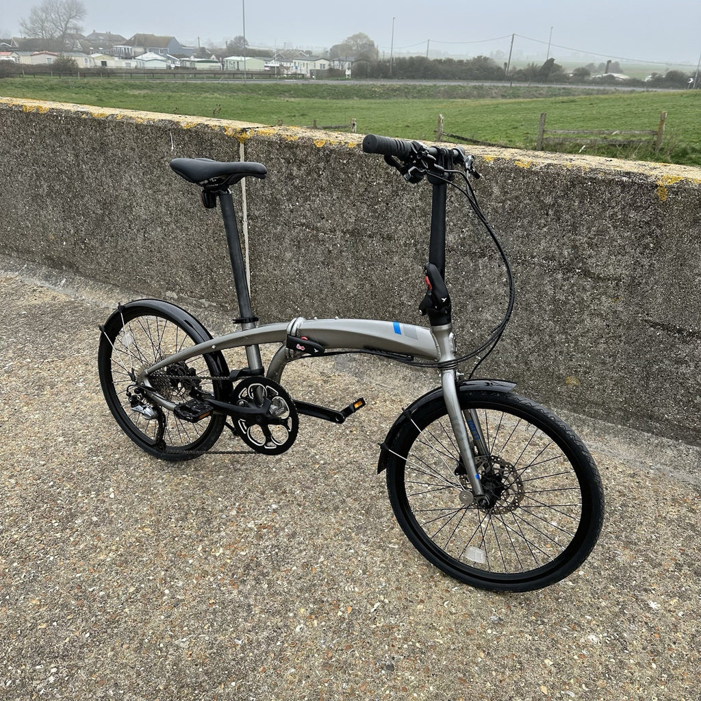 Tern Verge D9 Speed Folding Bike Hydraulic Disc Brakes Mudguards Excellent 🚲