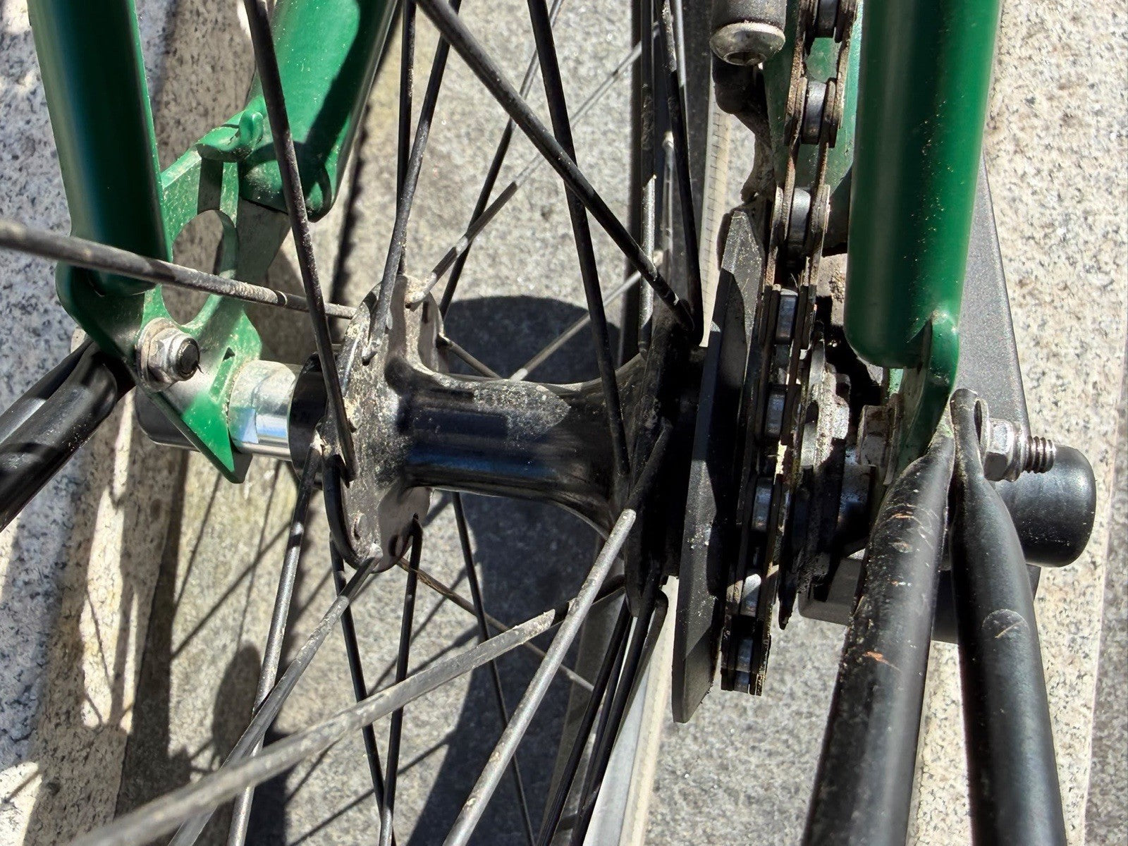 Brompton Folding Bike - Racing Green - M Bar 2 Speed With Rear Rack & Mudguards
