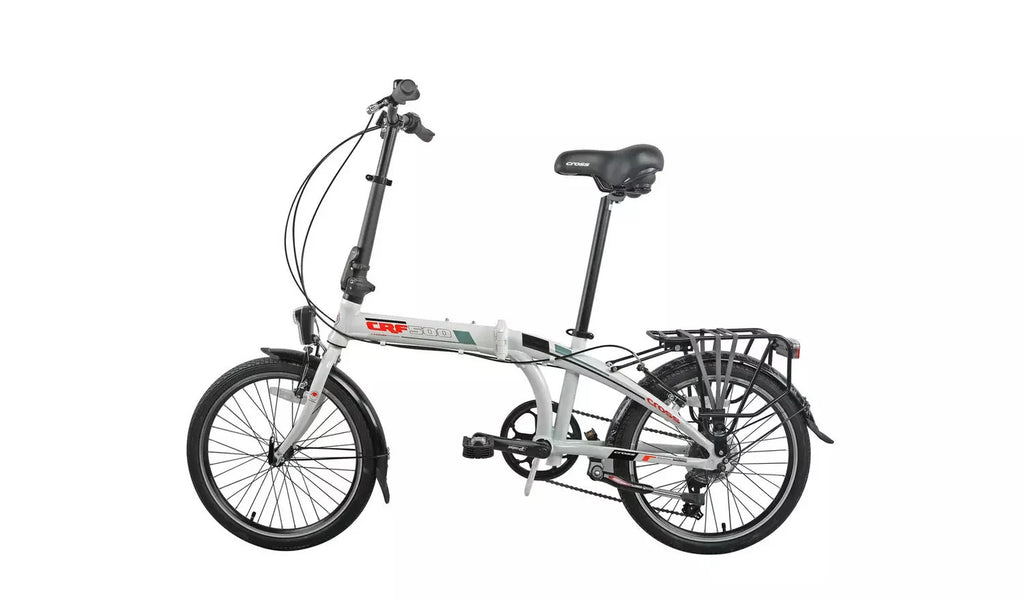 Cross CRF500 20 inch Wheel Size Unisex Folding Bike - White
