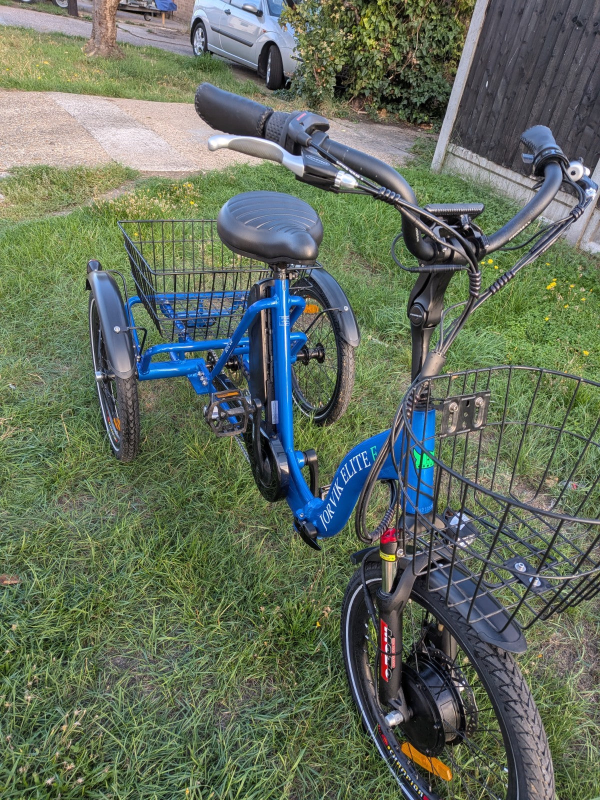 Jorvik JET-E Elite Folding Electric Tricycle,20" ONLY 2 MILES,NEW, DELIVERY