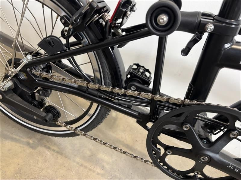 Brompton C Line 6 Speed 2024 Low Handlebar Folding Bike - Matt Black