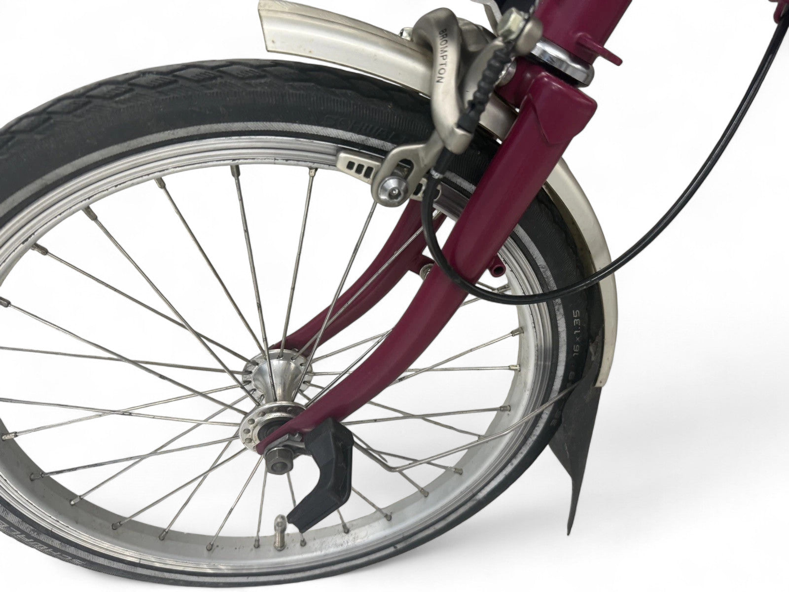 Brompton C Line P6R (6 Speed) folding bicycle - Claret