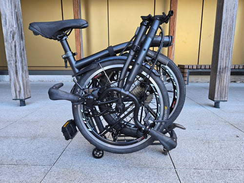 20" 9-Speed Shimano Tri-Fold Brompton-Style Folding Bike | Rare find!