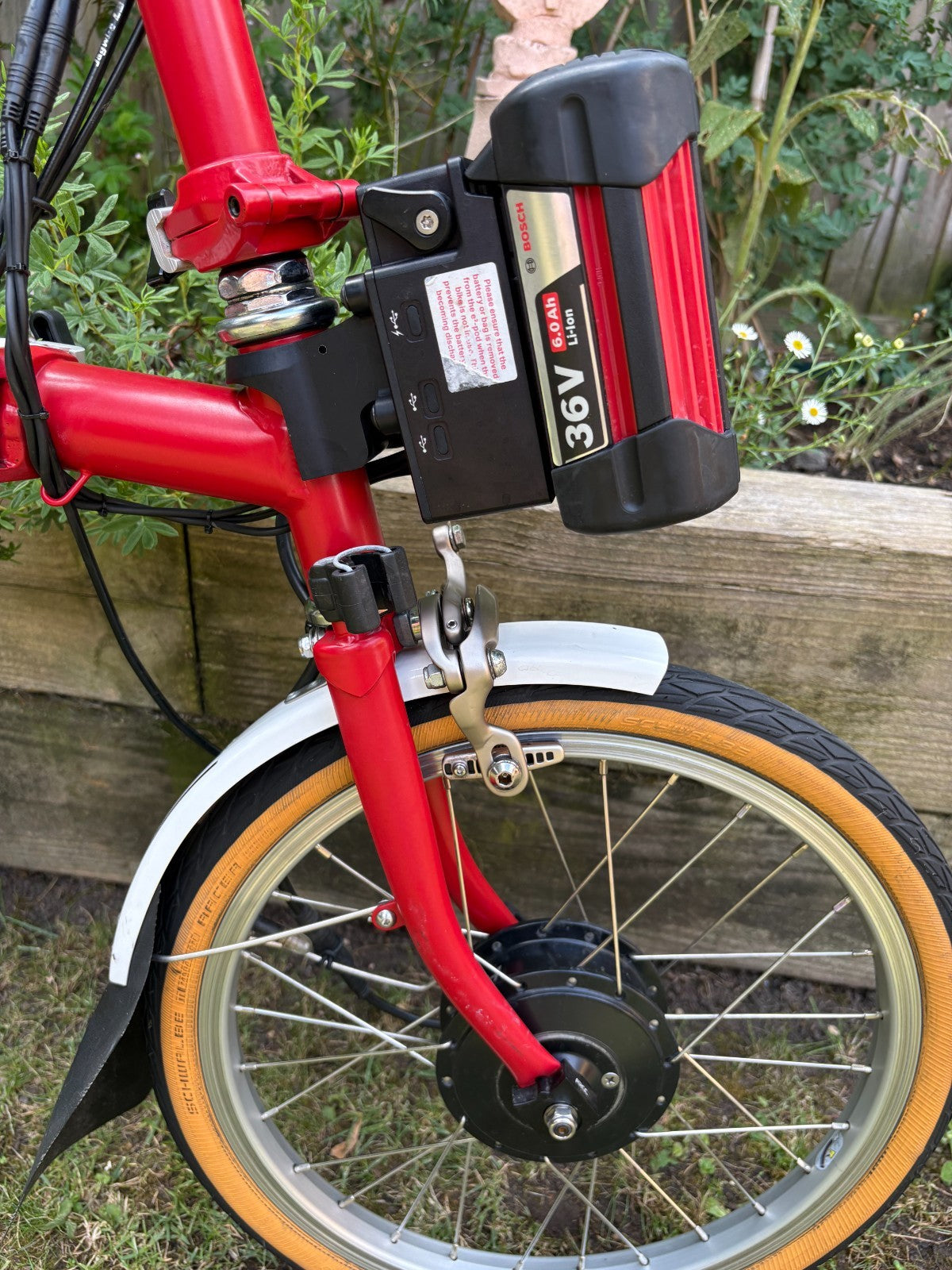 ARCC Electric Brompton Jubilee Limited Edition w/Carradice 25L City Folder Bag