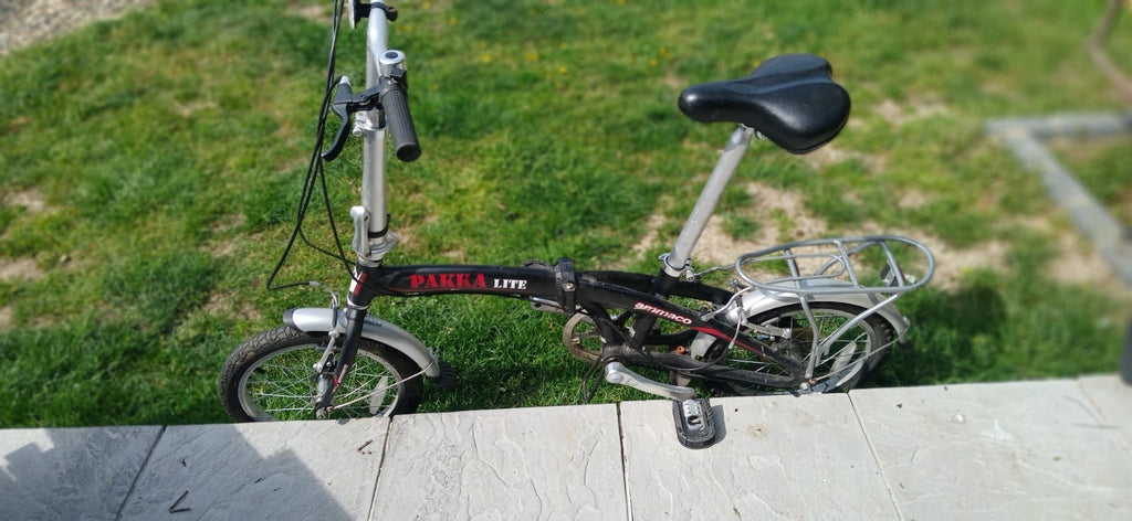 Ammaco Pakka Lite 20 Inch Wheel 6 Speed Alloy Folding Bike Silver