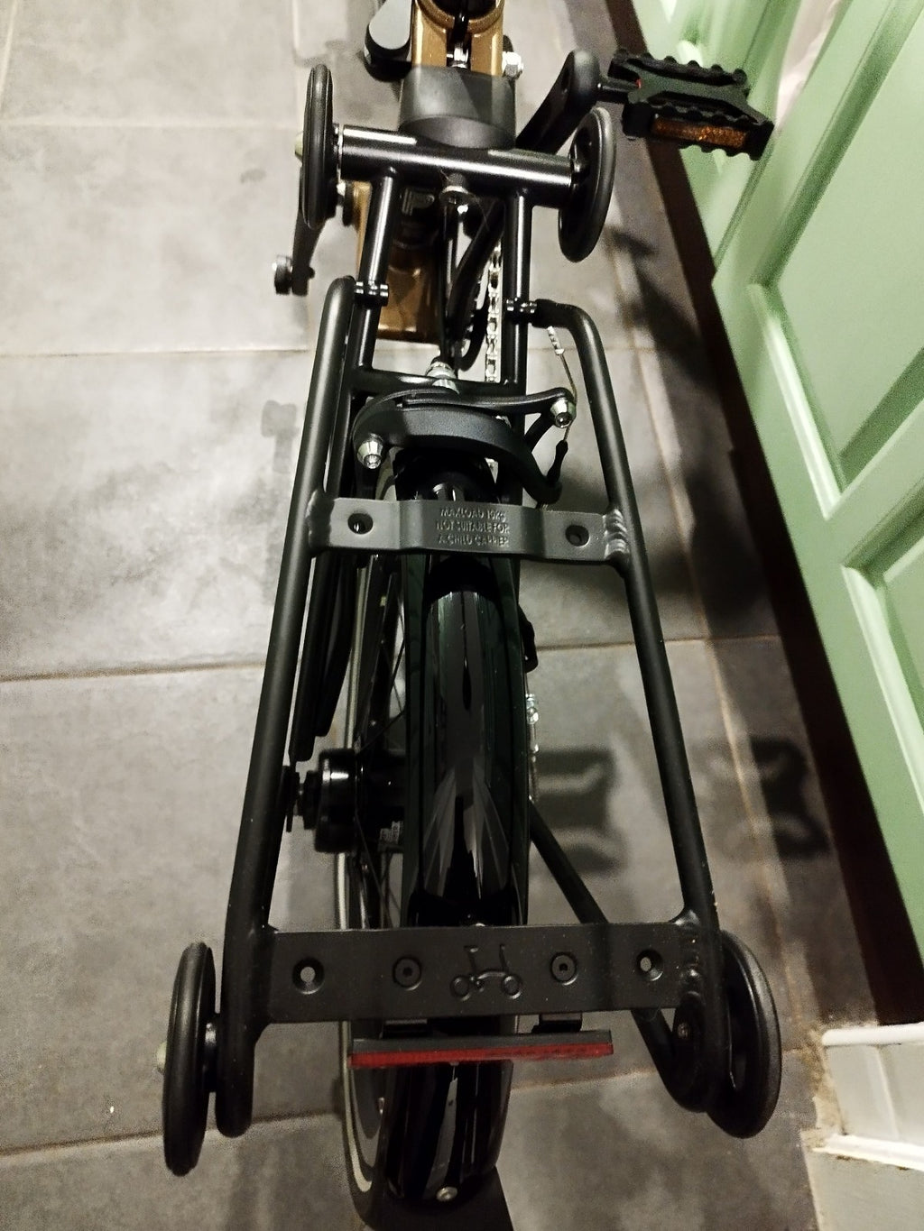 Brompton Folding Bike P Line M-type with Roller Frame 12 Speed Bronze Sky "NEW"