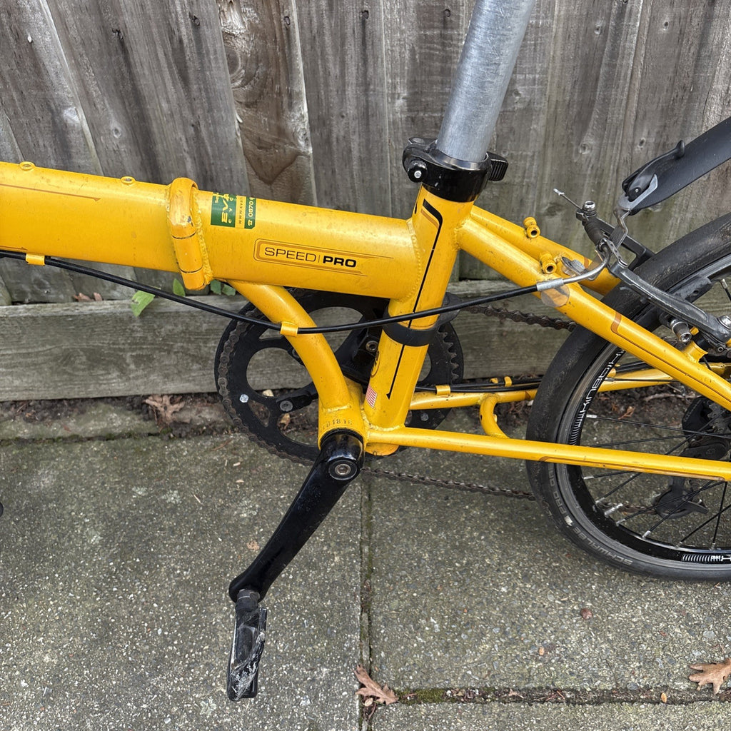 Dahon Speed Pro -7 Speed Folding Bike In Yellow