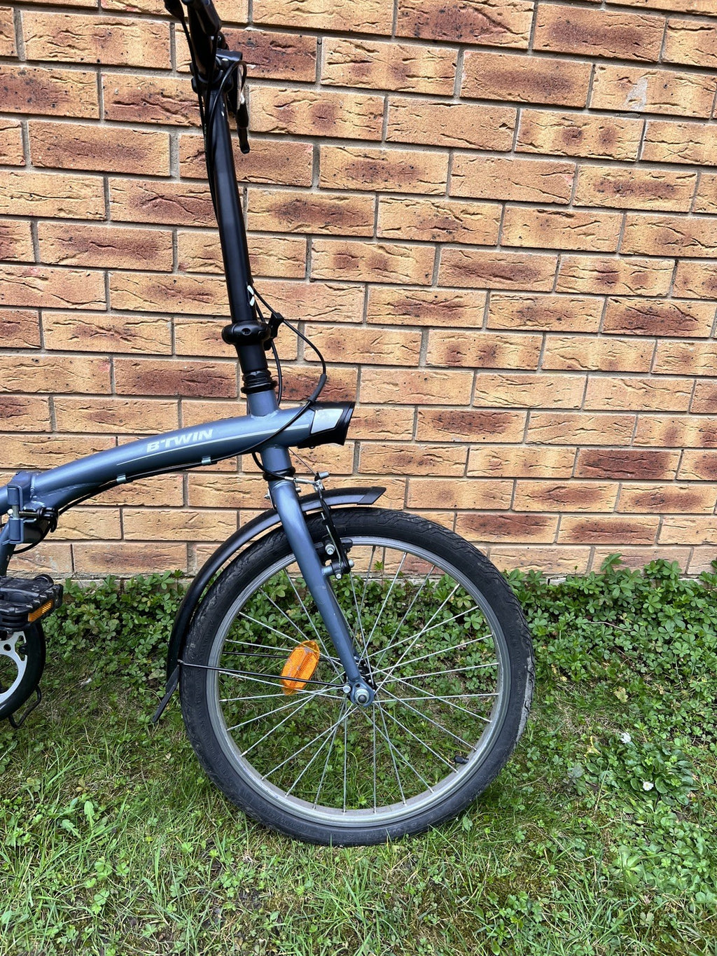BTWIN Fold 500 Folding Bike 20-inch Blue Great Condition