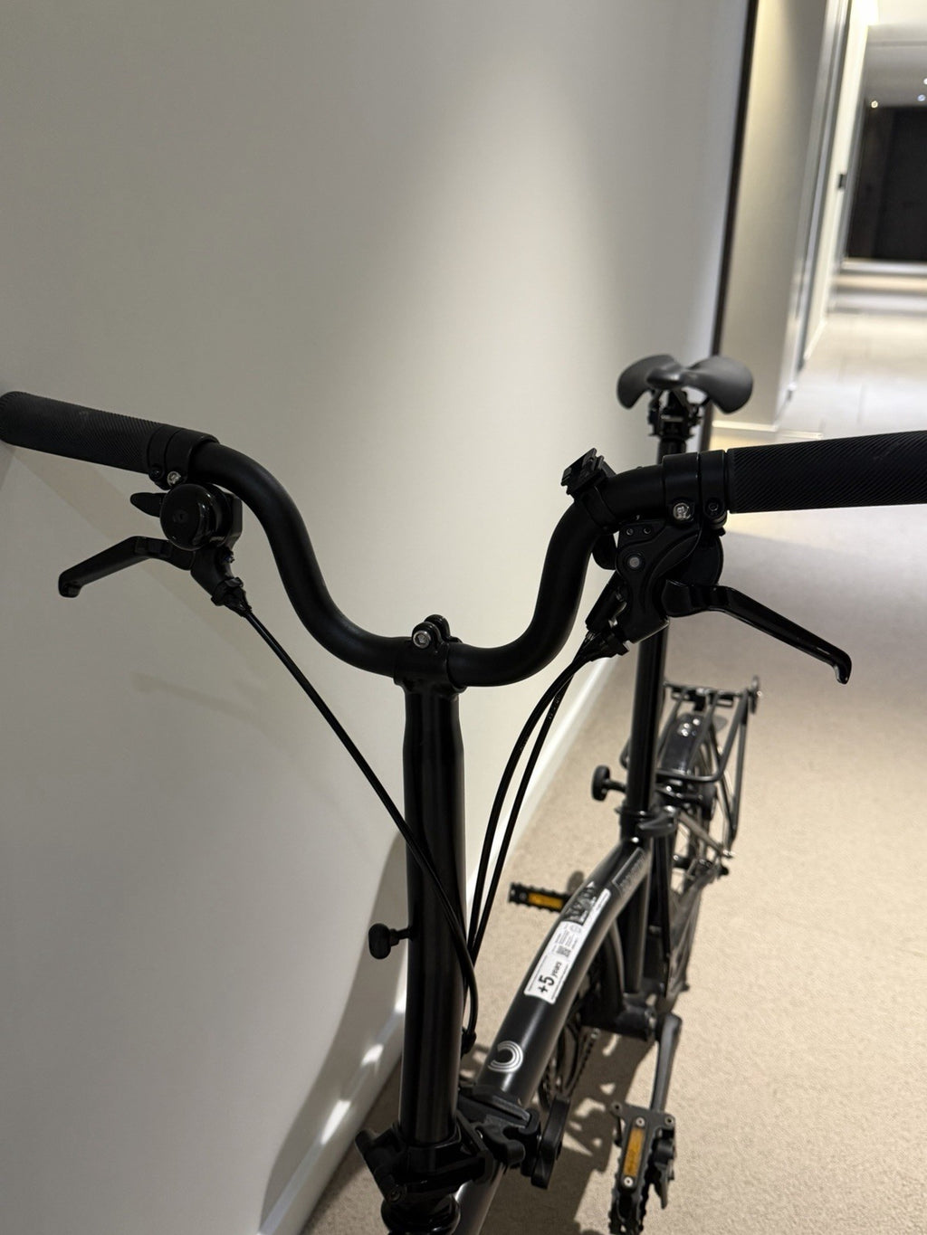 Brompton 2024 C Line 2-Speed Black Folding Bike